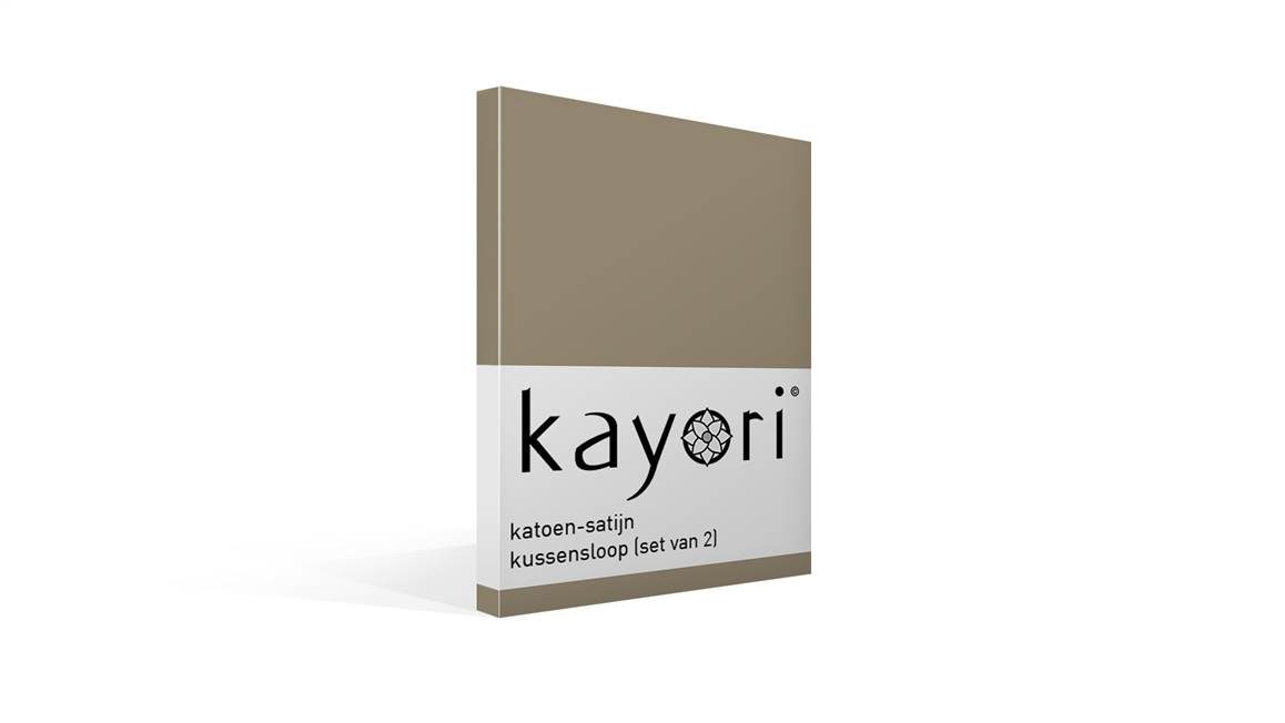 Kayori Edo katoen-satijn kussenslopen (set van 2)
