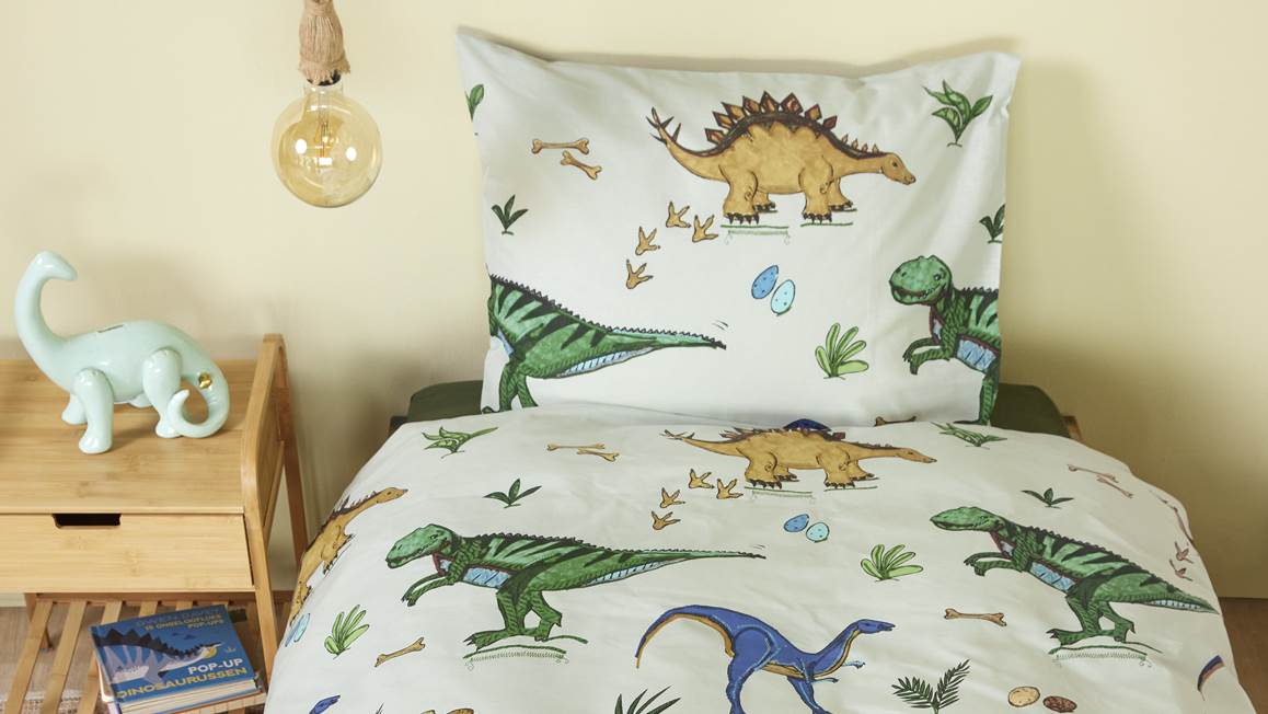 Beddinghouse Kids Happy Dino's dekbedovertrek