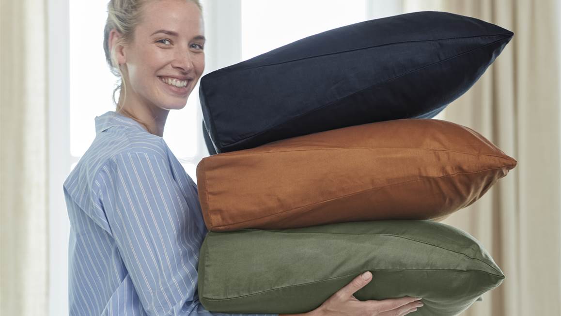 Silvana Support Satin kussensloop voor medium-stevig kussen