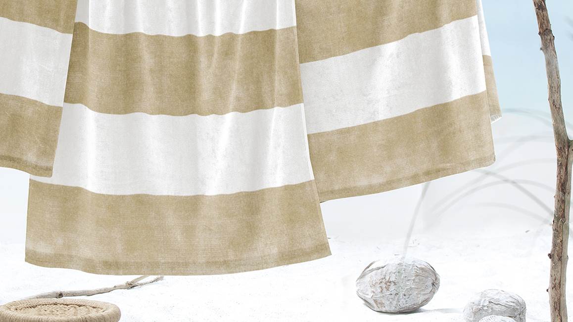 Cinderella Dune Stripe strandlaken