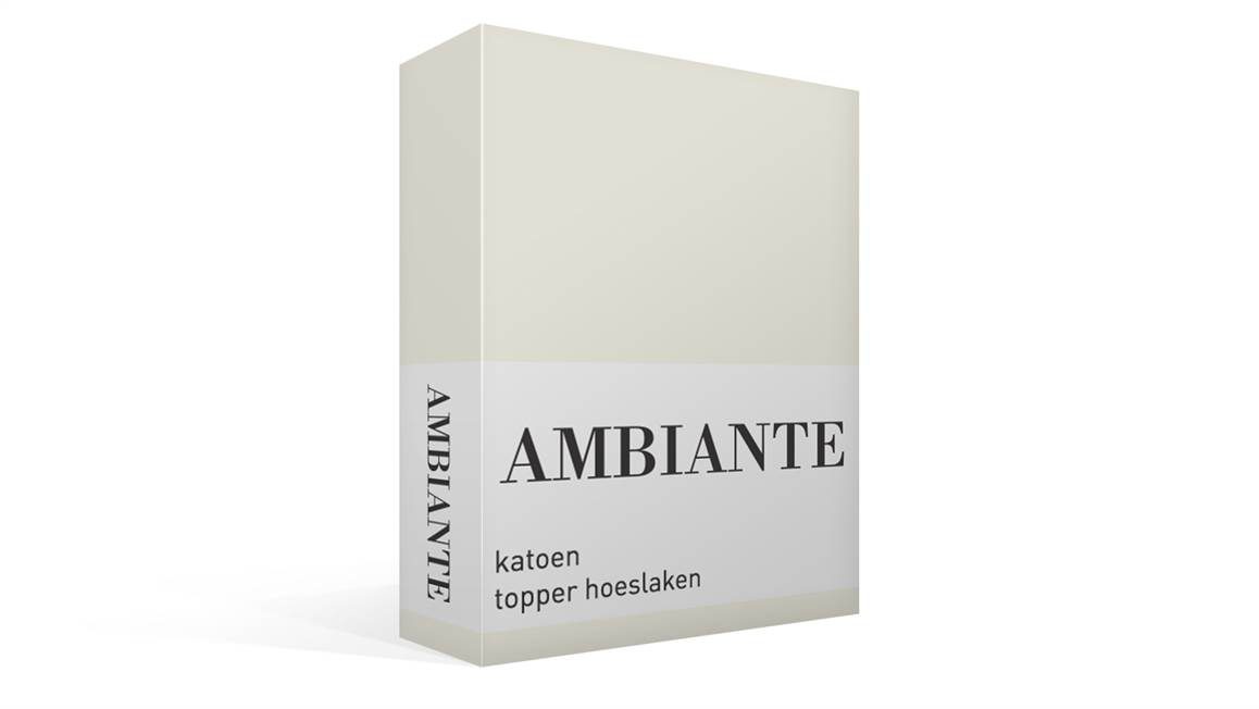 Ambiante Cotton Uni topper hoeslaken