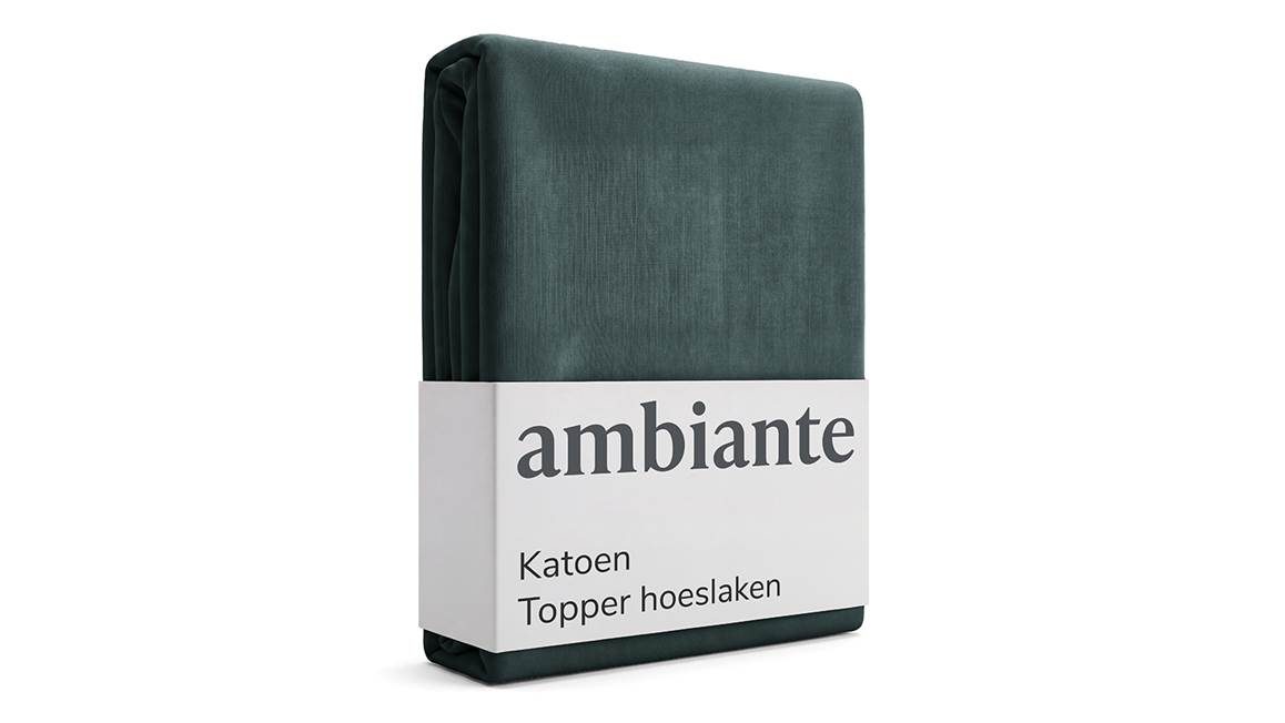 Ambiante Cotton Uni topper hoeslaken