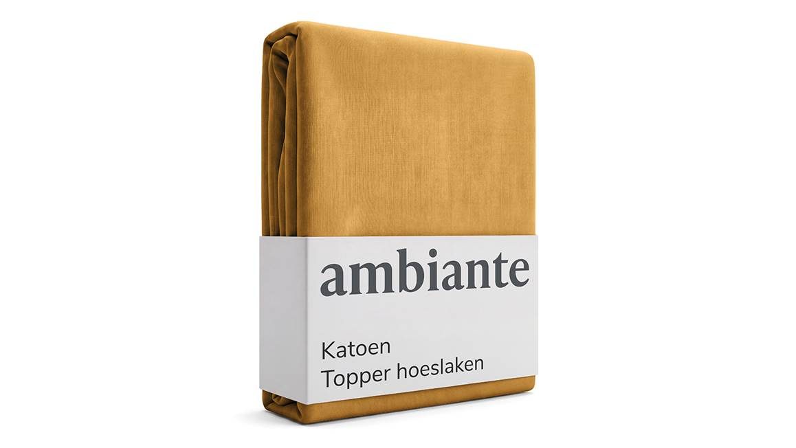 Ambiante Cotton Uni topper hoeslaken