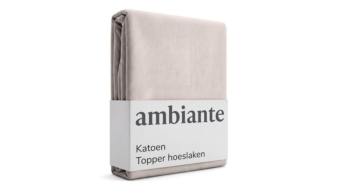 Ambiante Cotton Uni topper hoeslaken