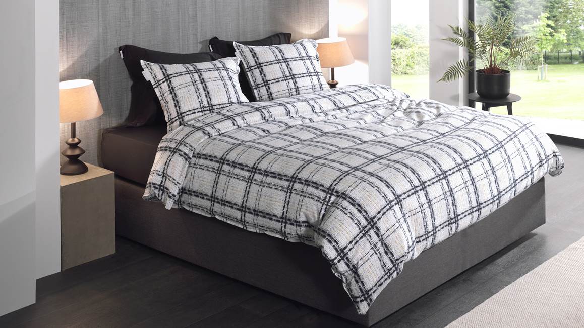Heckettlane Enio flanel dekbedovertrek