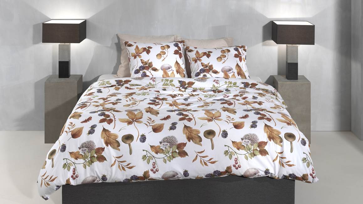 Zohome Castagno flanel dekbedovertrek