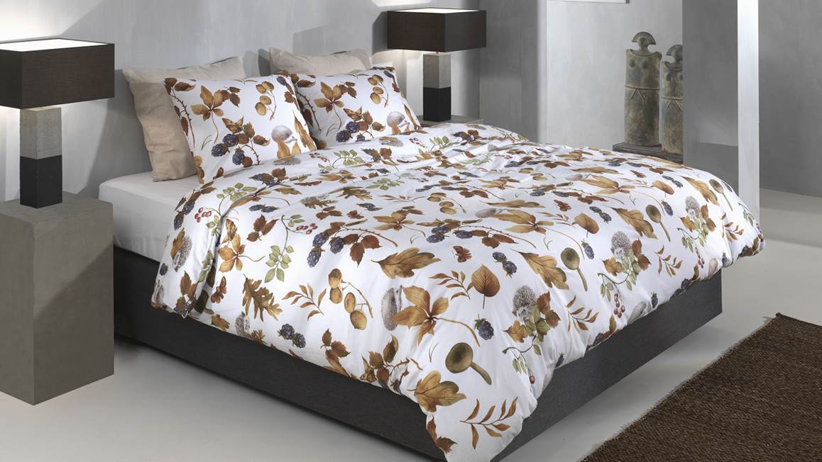 Zohome Castagno flanel dekbedovertrek