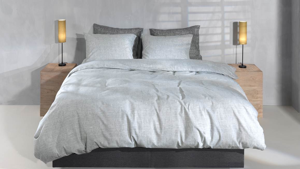 Zohome Flanella di Lino flanel dekbedovertrek