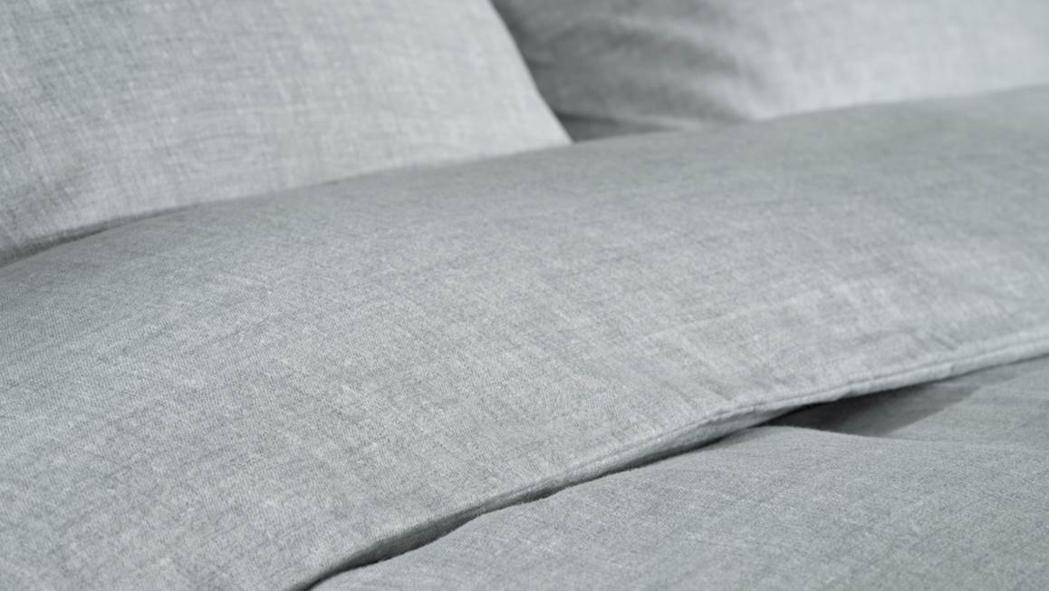 Zohome Flanella di Lino flanel dekbedovertrek