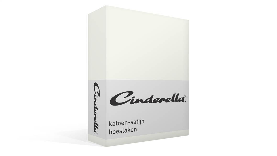 Cinderella katoen-satijn hoeslaken