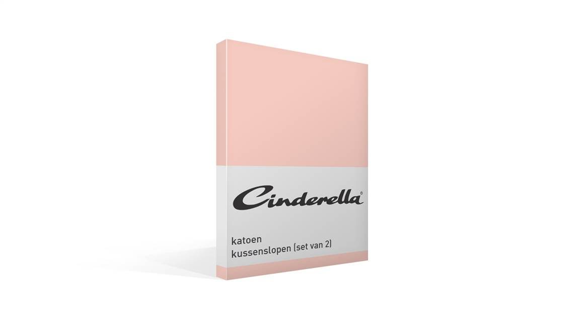 Cinderella katoen kussenslopen (set van 2)
