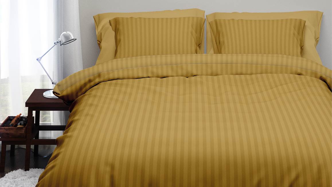 Satin d'Or Satijnstreep dekbedovertrek