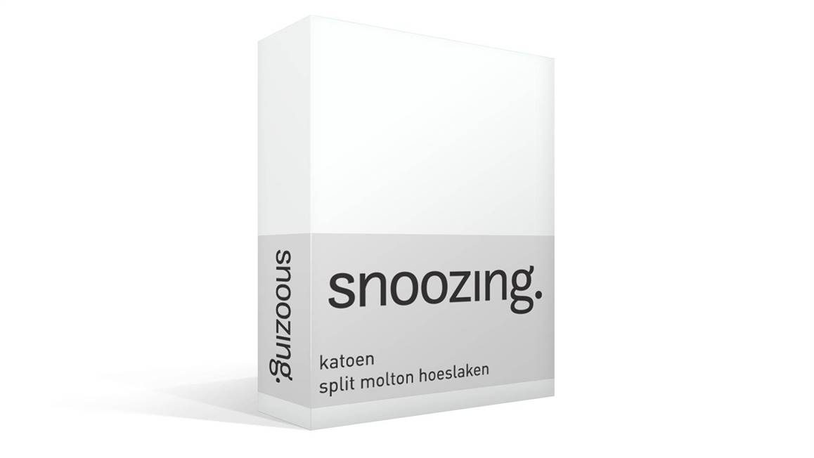 Snoozing katoen split molton hoeslaken
