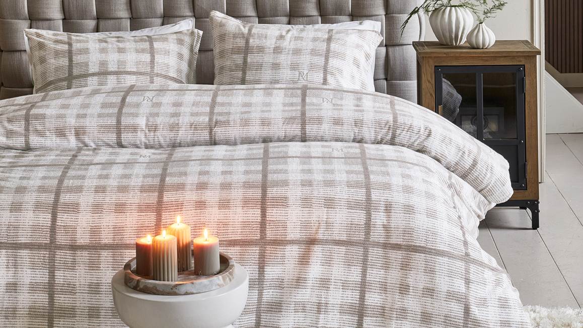 Rivièra Maison Brody flanel dekbedovertrek