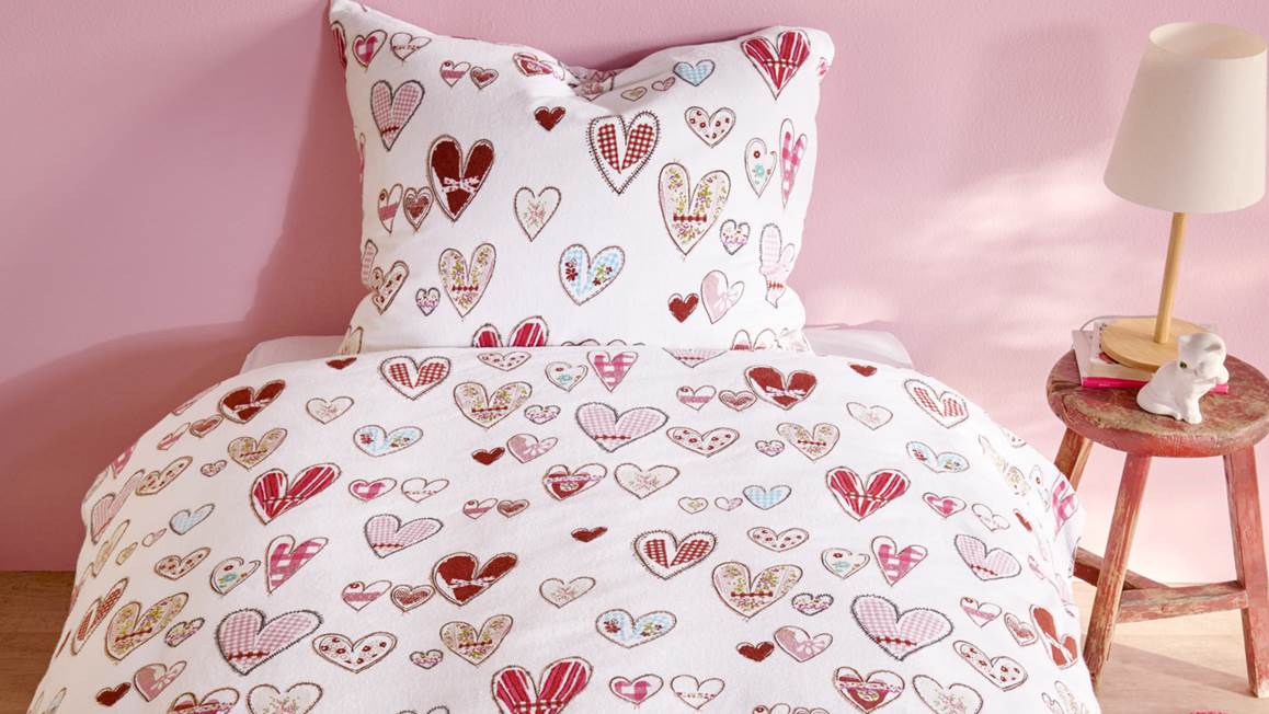 Beddinghouse Kids Sweethearts flanel dekbedovertrek