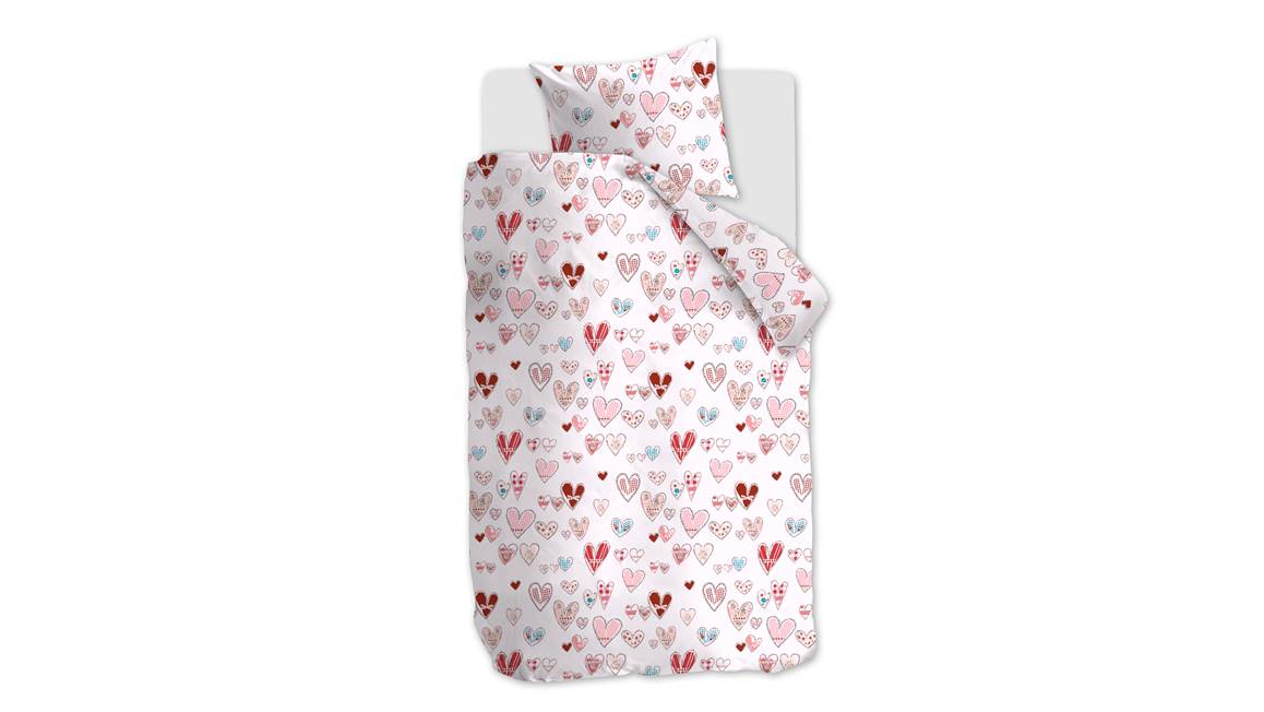 Beddinghouse Kids Sweethearts flanel dekbedovertrek