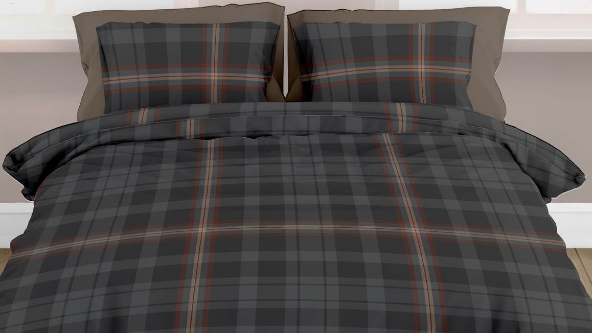 Romanette Bariloche flanel dekbedovertrek