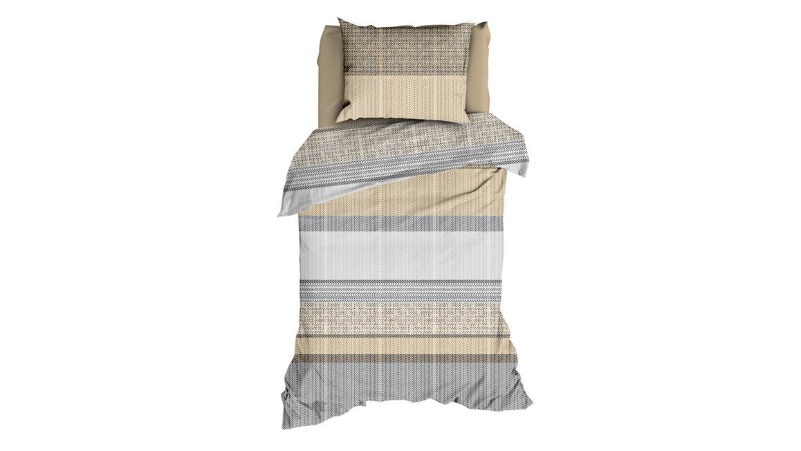 Romanette Cortina flanel dekbedovertrek