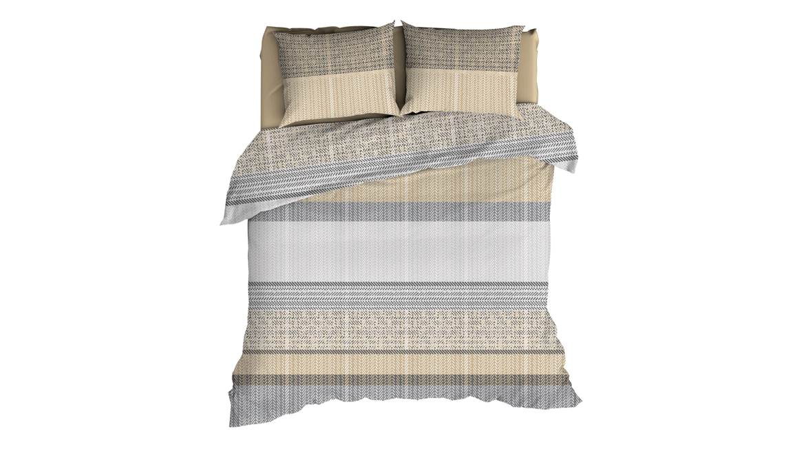 Romanette Cortina flanel dekbedovertrek