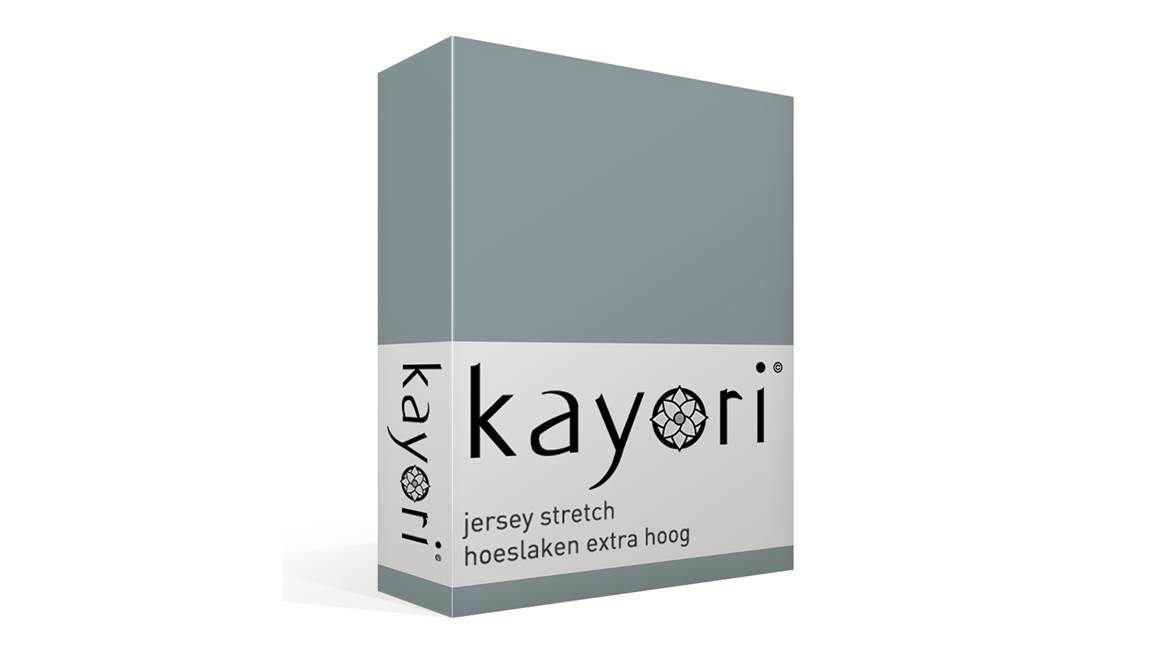 Kayori Shizu jersey stretch hoeslaken extra hoog
