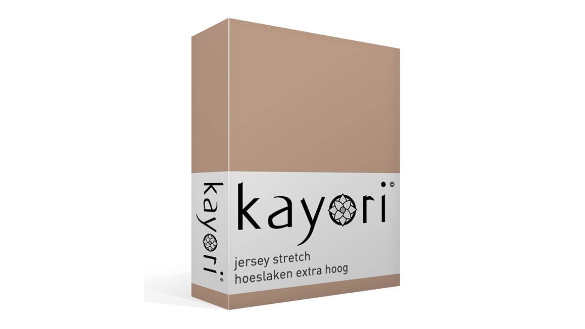 Kayori Shizu jersey stretch hoeslaken extra hoog