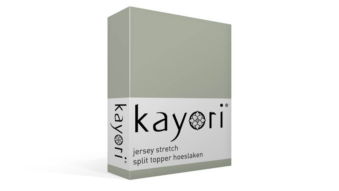 Kayori Shizu jersey stretch split-topper hoeslaken