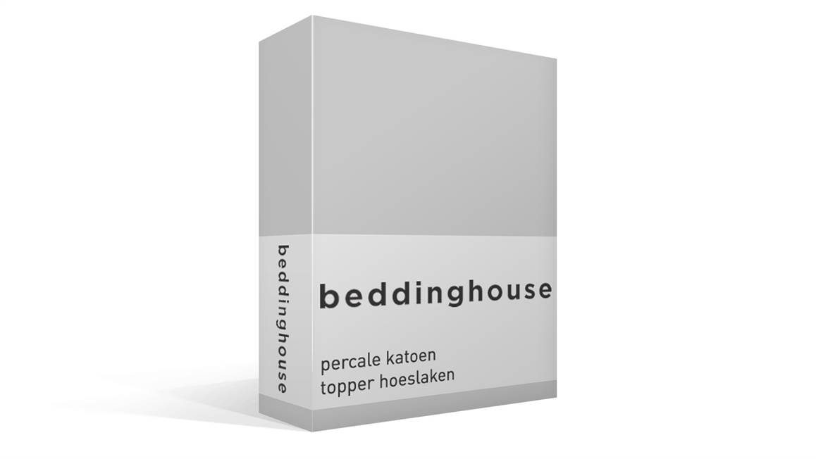 Beddinghouse percale katoen topper hoeslaken