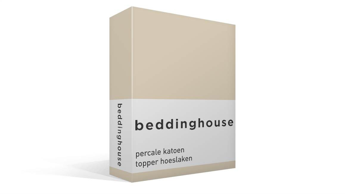 Beddinghouse percale katoen topper hoeslaken