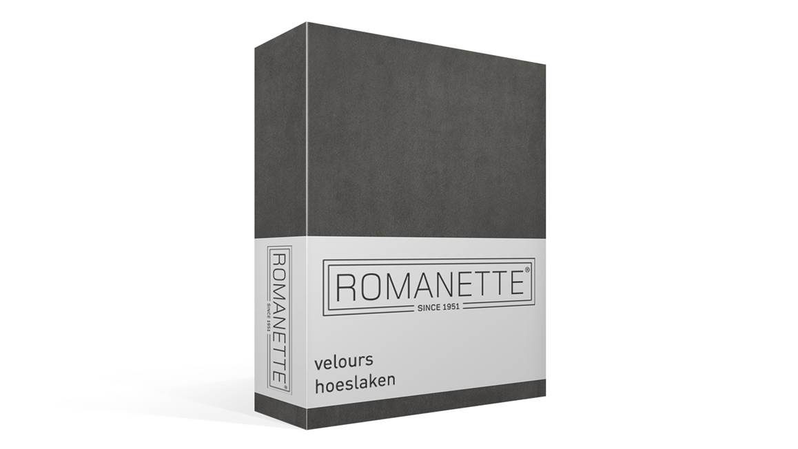 Romanette velours hoeslaken
