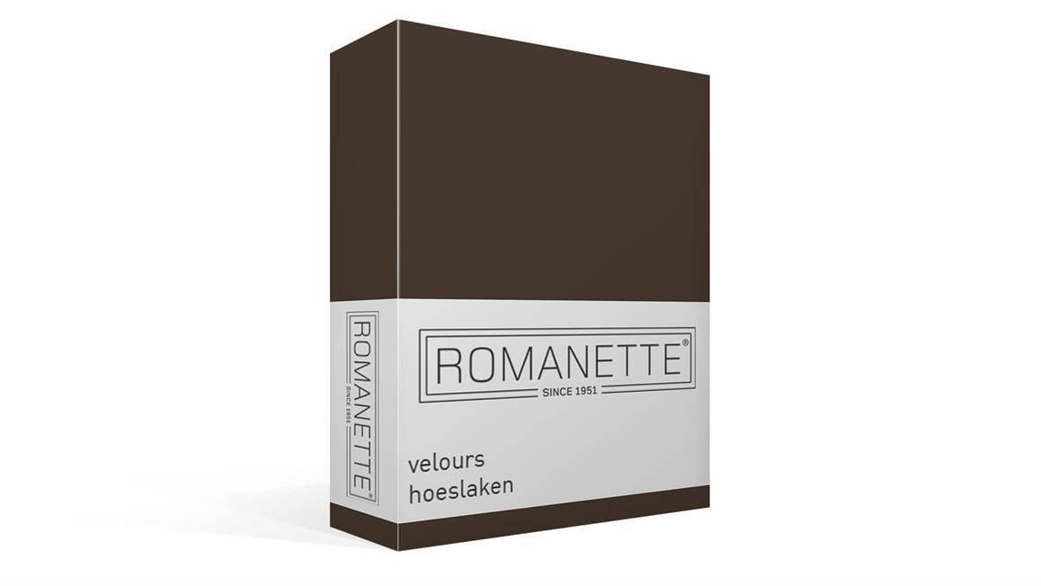 Romanette velours hoeslaken