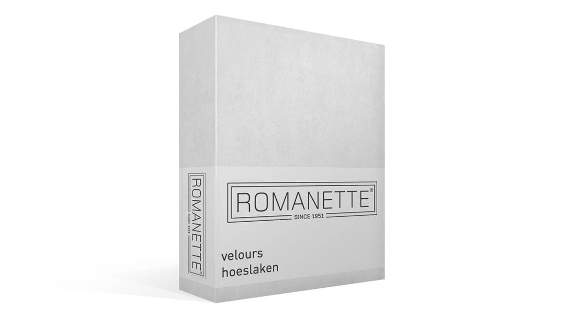 Romanette velours hoeslaken