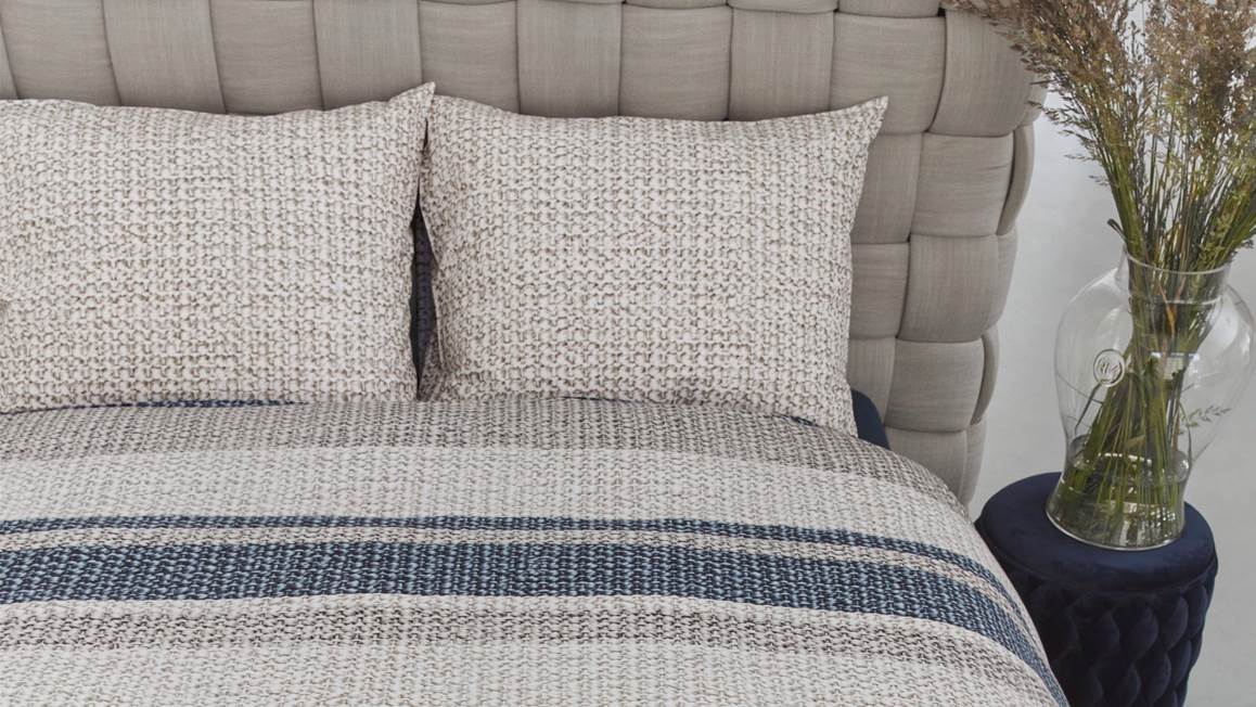 Rivièra Maison Rattan Stripes dekbedovertrek