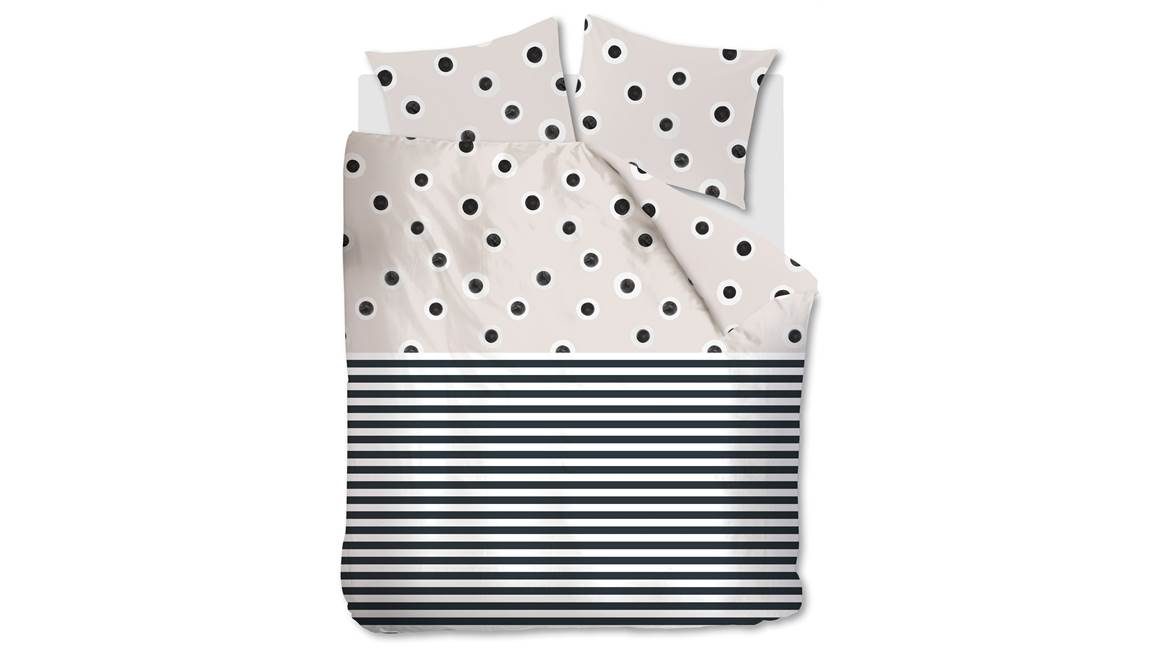 VTWonen Stripe and Eye dekbedovertrek