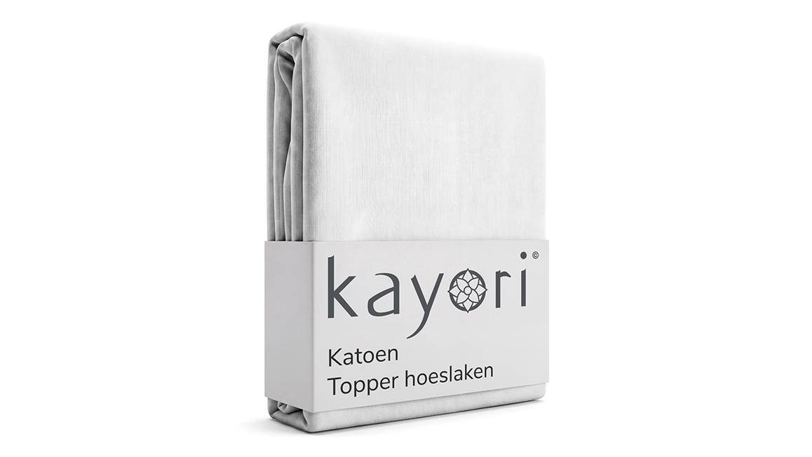 Kayori Kai katoen topper hoeslaken