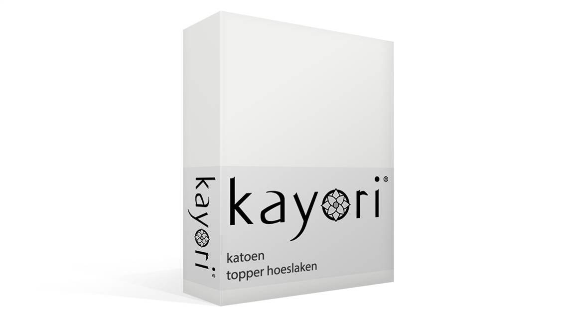 Kayori Kai katoen topper hoeslaken