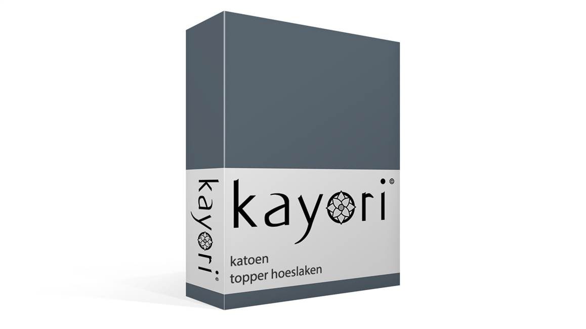 Kayori Kai katoen topper hoeslaken