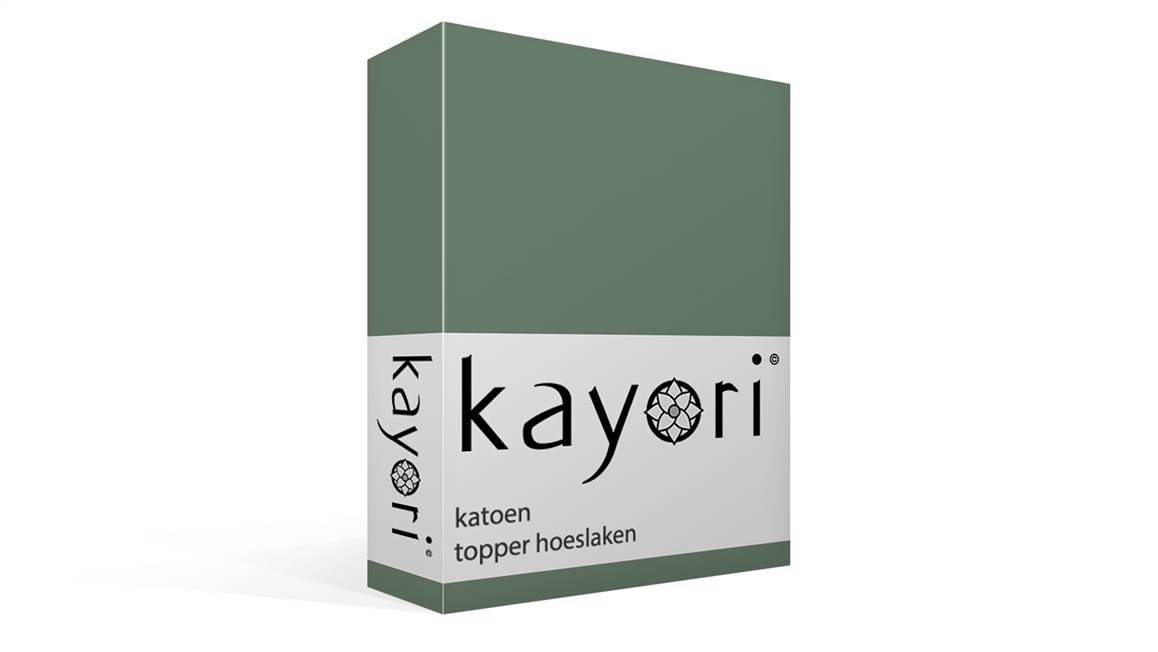 Kayori Kai katoen topper hoeslaken