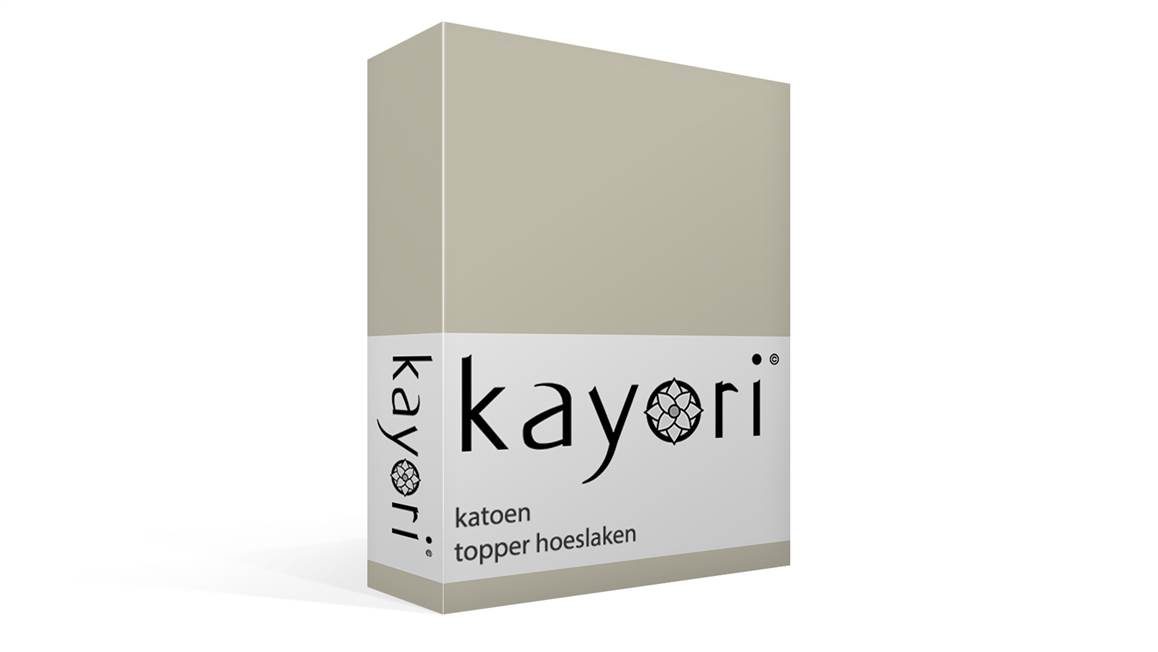 Kayori Kai katoen topper hoeslaken