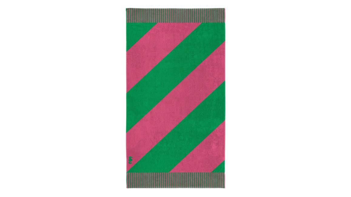 Seahorse Colorblock Stripe strandlaken