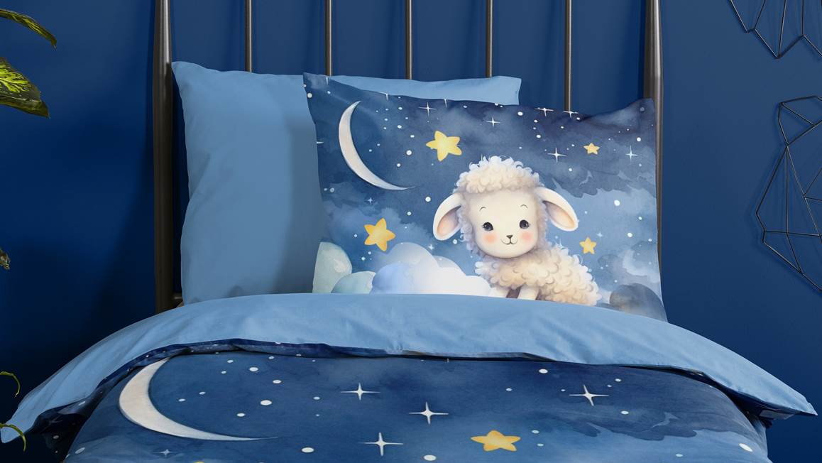 Pure Sheepy dekbedovertrek
