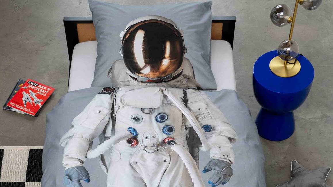 SNURK Astronaut dekbedovertrek