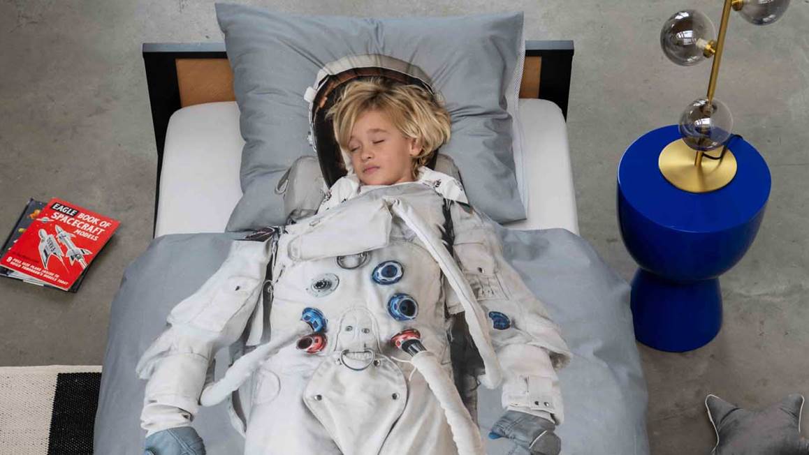SNURK Astronaut dekbedovertrek