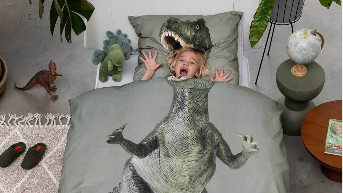 SNURK Dino Jurassic dekbedovertrek