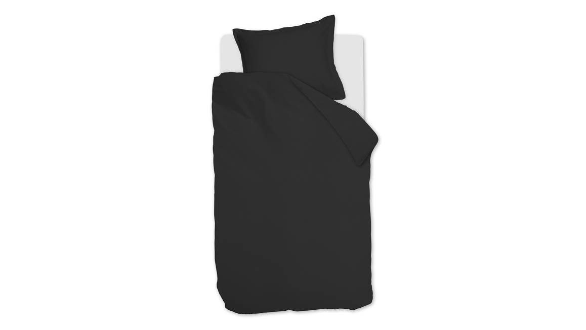 Snoozing Satin Uni dekbedovertrek