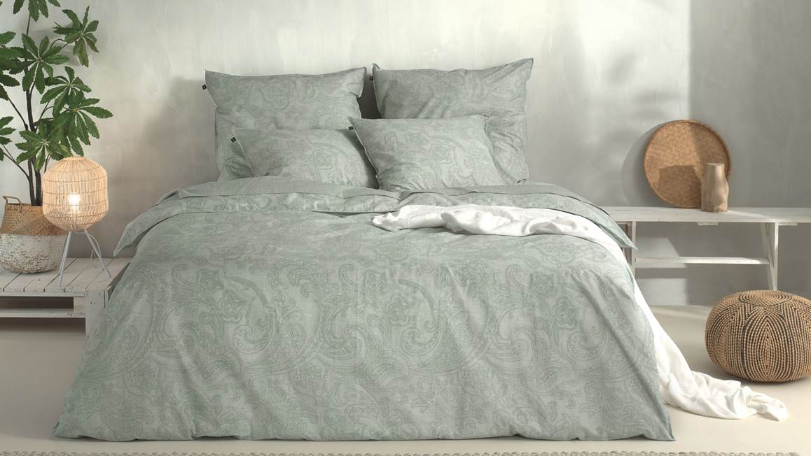 Zohome Paisley di Lino dekbedovertrek
