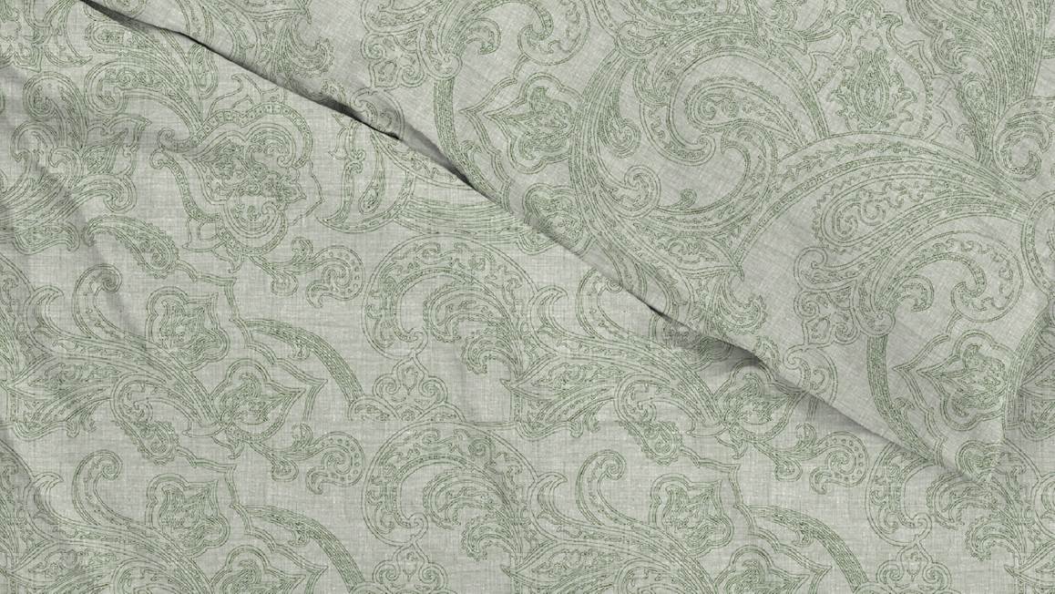 Zohome Paisley di Lino dekbedovertrek