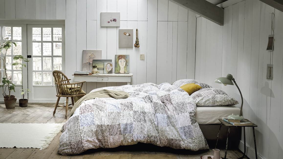 Ariadne at Home Patches flanel dekbedovertrek