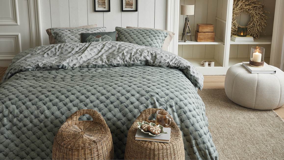 Rivièra Maison Woven Wool flanel dekbedovertrek
