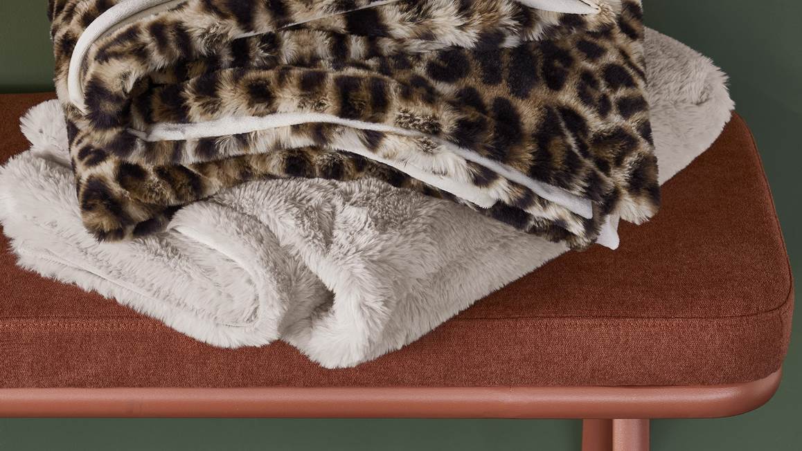KAAT Amsterdam Fluffy fleece plaid