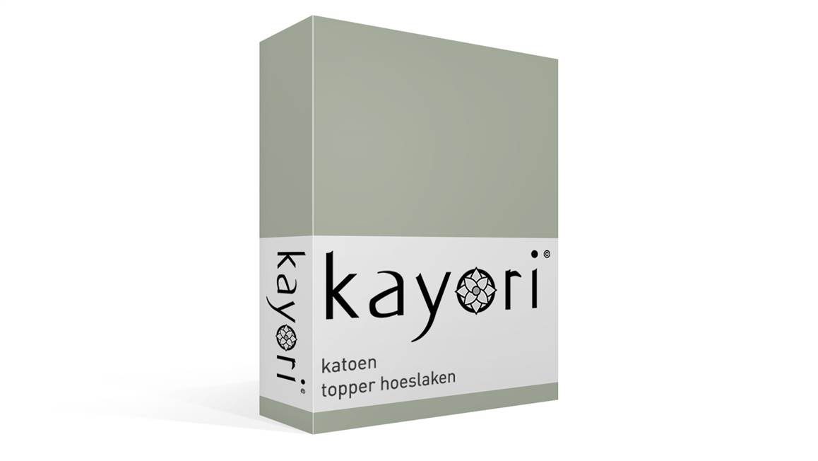 Kayori Kai katoen topper hoeslaken